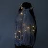 Bride Crown Bow Veil Bridal LED Light Bride Veil Korean Bride Headwear Headbands Women Wedding Veil