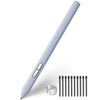 King Write SY05 Gray EMR Stylus Pen for Galaxy Note | Fujitsu Quaderno (Gen.2/Gen.3C) with High Accuracy, Up To 4096 Pressure Levels, Palm Rejection,