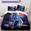 3pcs Custom Name Poppy Playtime Bedding Set Duvet Cover Closure Includes 1 Duvet Cover & 2 Pillowcases, Soft and Comfortable for All Seasons.