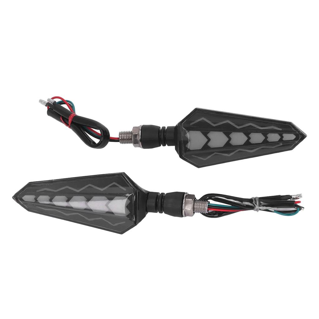 1 Paar DC12V Motorrad 2-Wege Blinker Universal IPX6 Wasserdicht LED Kontrollleuchte für