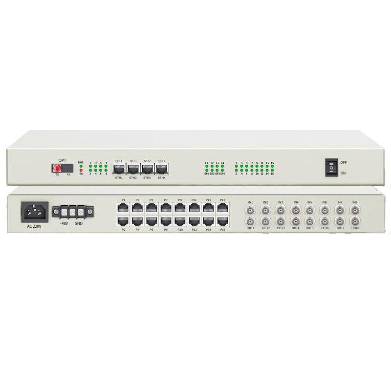 Fiber Optic Multiplexer with E1, Ethernet & Phone Interfaces