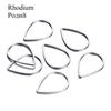 30Pcs/lot Waterdrop Teardrop Jump Rings For DIY Jewelry Making Findings Accessories Supplies Earring Hooks Necklaces Connectors