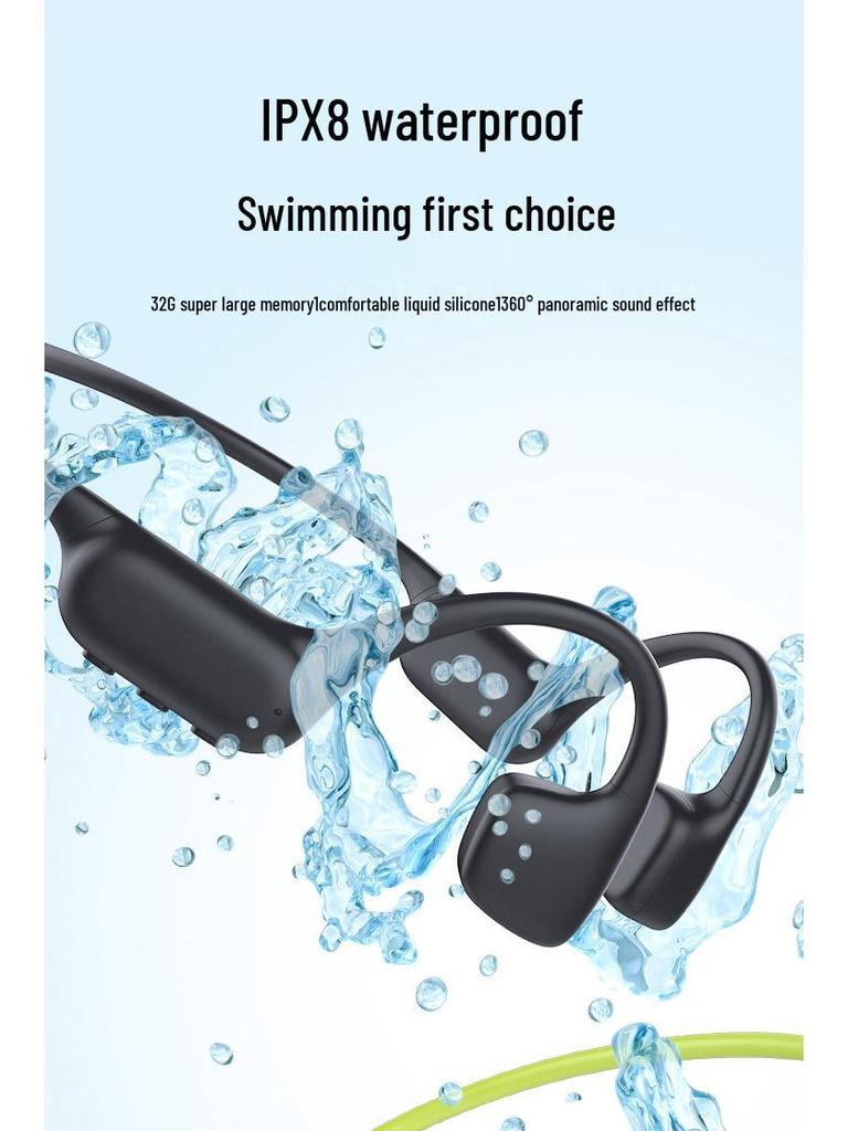 G01 Bone Conduction Sports Bluetooth Earphones, Open-Ear for Running and Cycling