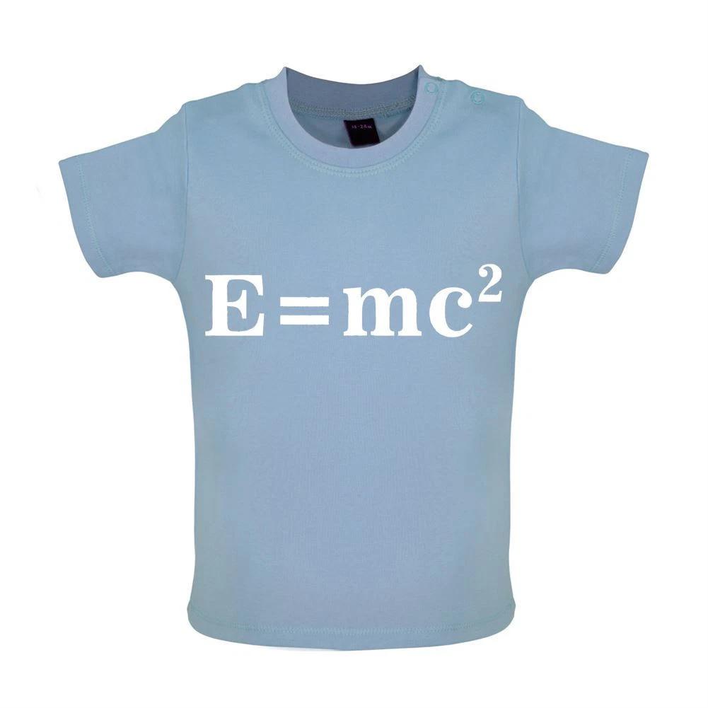 E=Mc2 - Kids Baby Kids Boys Girls Unisex T-Shirt / Bodysuit - Albert Science Formula Einstein Physics 160