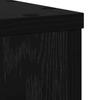Plant Stand 2 Pcs Black Oak Look 20 X 20 X 30 Cm