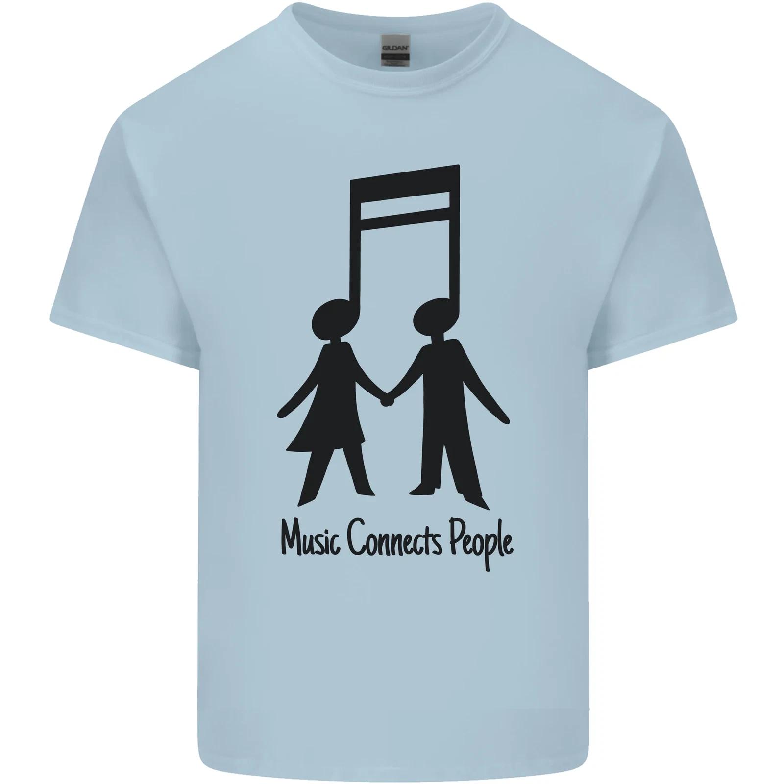 Music Connects Funny Valentines Day Kids T-Shirt Childrens XL