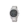 50 Meters Waterproof Quartz Steel Strap 38mm Men's Watch Black Dial SND309P1