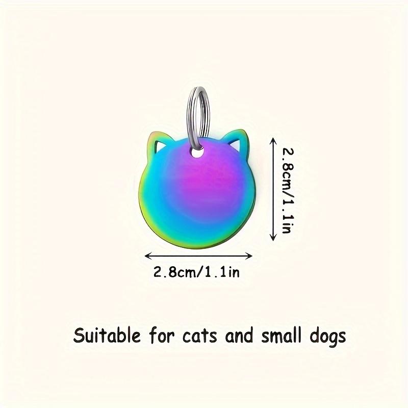 1pc Customizable Pet ID Tag, Zinc Alloy, Engraved Name & Phone Number, Durable Dog & Cat Tag for Identification