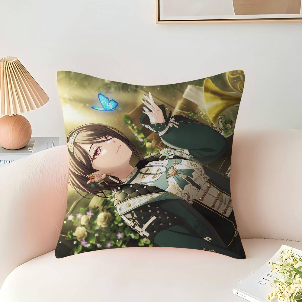 Rui Yashio Office Cushion Pillowcase Car Cushion Cover45X45CM Lumbar Pillowcase Sofa Pillowcover