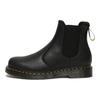 Dr. Martens 2976 Leather Round Toe Slip-On Ankle Chelsea Boots Unisex Boots Charcoal-Black 27142001