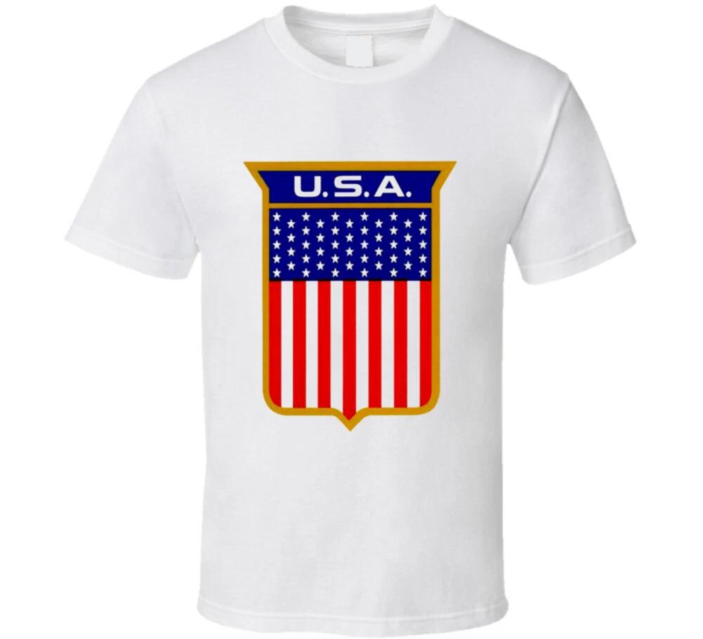 Usa Flag Shield American Patriotic United States Gift T Shirt M