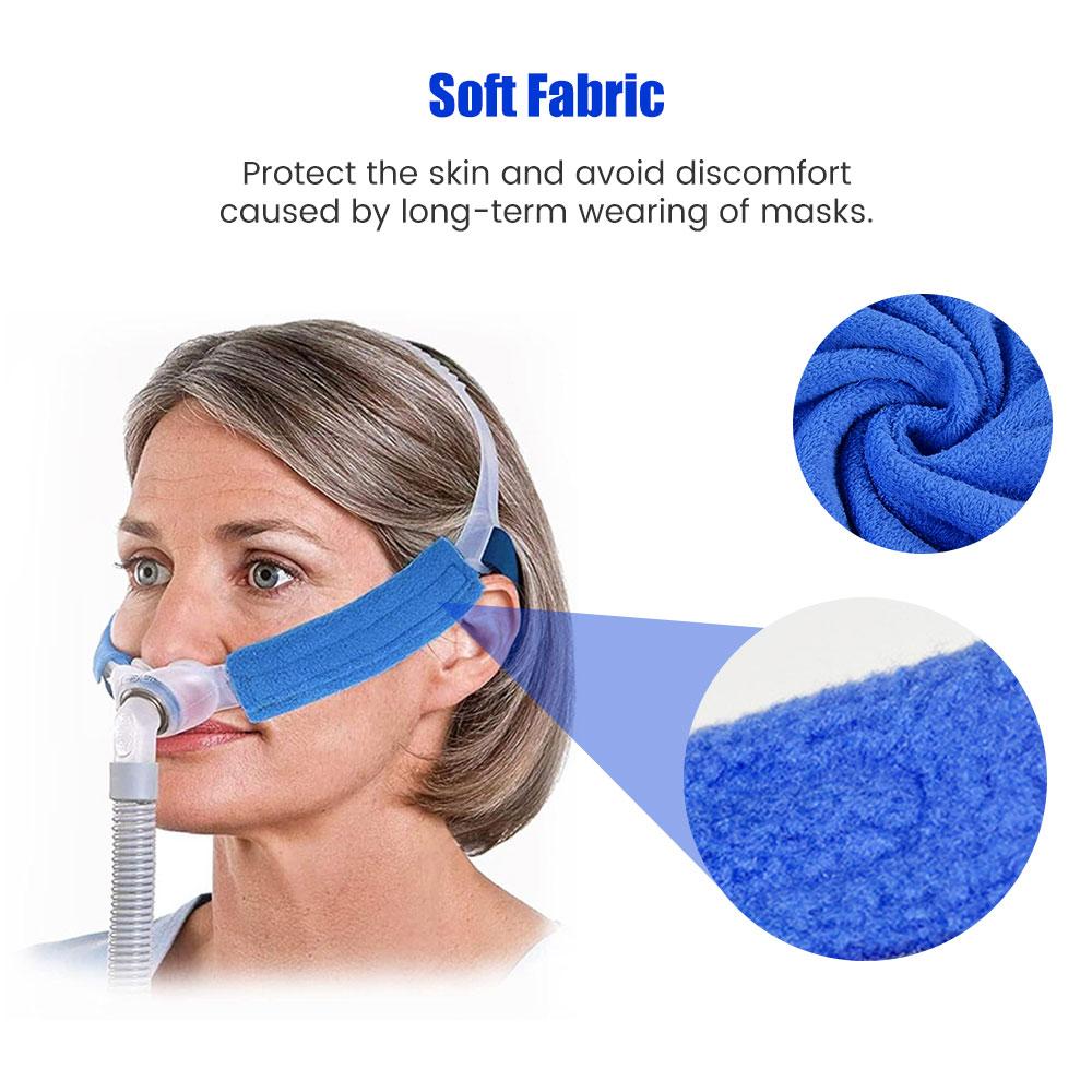 4 Pack CPap Mask Straps Covers + 1 Neck Strap Pads, Comfort Headgear Strap Covers for Full Face Masks Accessories & Supplies