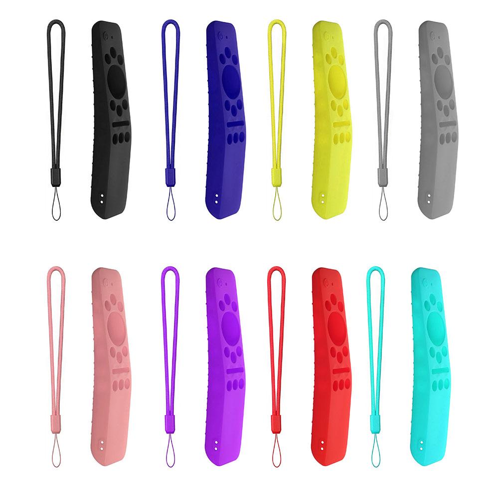 All Inclusive Protective Sleeves with Lanyard Smart Television Remote Control Case Replacement for SAMSUNG 01329B 01330A TM1950A