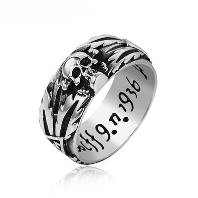 2026 Accessories Men's Vintage Engraved Cross Jewelry Accessories Couple Ring