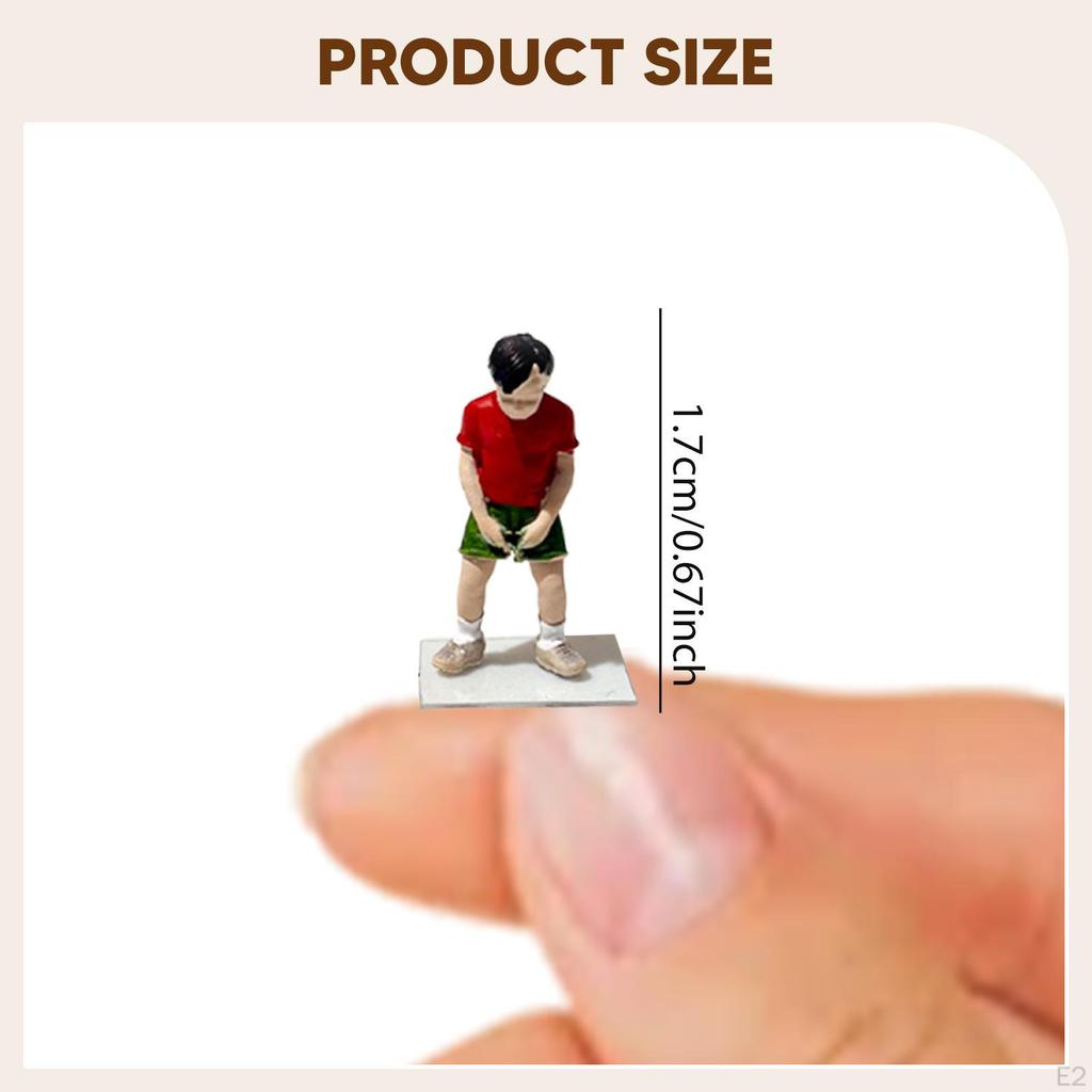 1/64 Miniature Figure Human :64 Scale Trendy Hand Painted Tiny People Figurine for Mini