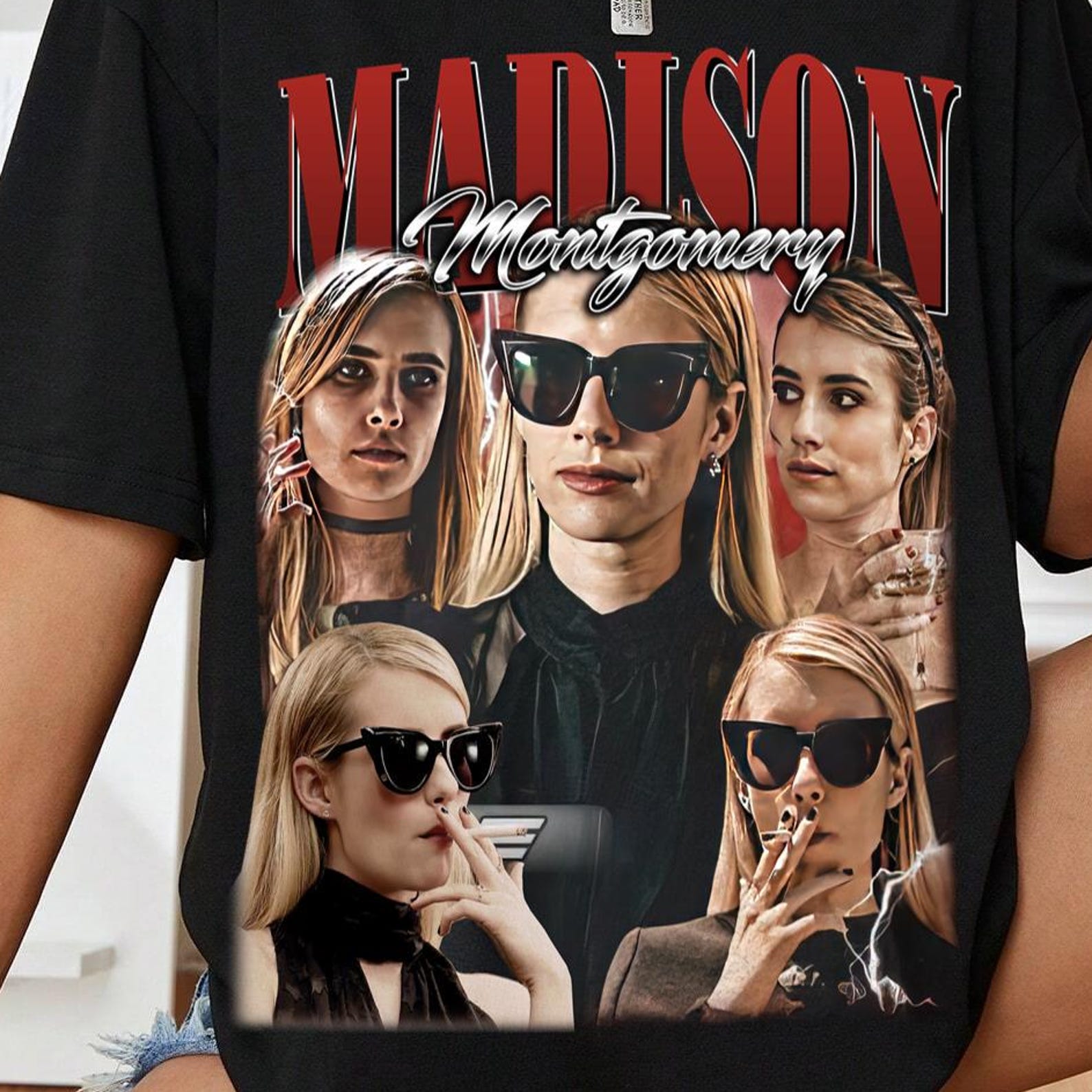 Madison Montgomery T-Shirt – Vintage AHS Coven Crewneck, American Horror Story Fan Apparel|............||| 4XL