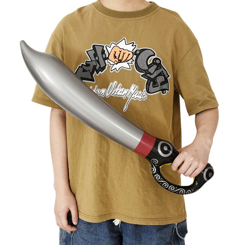 5Pcs Pirate Party Inflatable Sword Kids Pirate Theme Birthday Party Decor Favors Gift Toy Halloween Captain Cosplay Supply Props