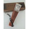 Used LOEWE Anagram Fan, Wooden with Leather Strap, Rare