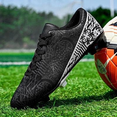 35-45 Pánské nízké fotbalové boty Outdoorové s dlouhými kolíky Modrobílá porcelánová sportovní fotbalová obuv Velká velikost Mládežnický sport Dětská fotbalová obuv