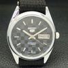 REFURBISHED JAPAN SEIKO 5 6309A AUTOMATIC MENS BLACK COLOR DIAL WATCH A440303-4 Sk-a440303