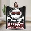 Respektuj mou autoritu Souths Parks Cartman Vlněné deky Úžasná přehozová deka pro domov Hotel Pohovka 150*125cm Přikrývka,