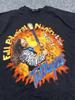 Camiseta Preta Vintage 2001 Ted Nugent Presente Família Todos os Tamanhos TU514 Camiseta Unissex