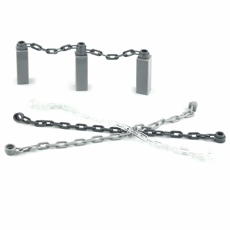 Non-Toxic Moc Military Building Block City Military Scene Accessory 20Pcs/Set Chain Bricks 30104 92338 Chain Diy Parts Toys For Children