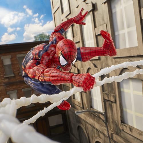 Hasbro Marvel Legends Maximum Series Spider-Man, Deluxe Spider-Man Comic Collection 15cm Action Figure, Amazing Articulation, Great Accessories G0594