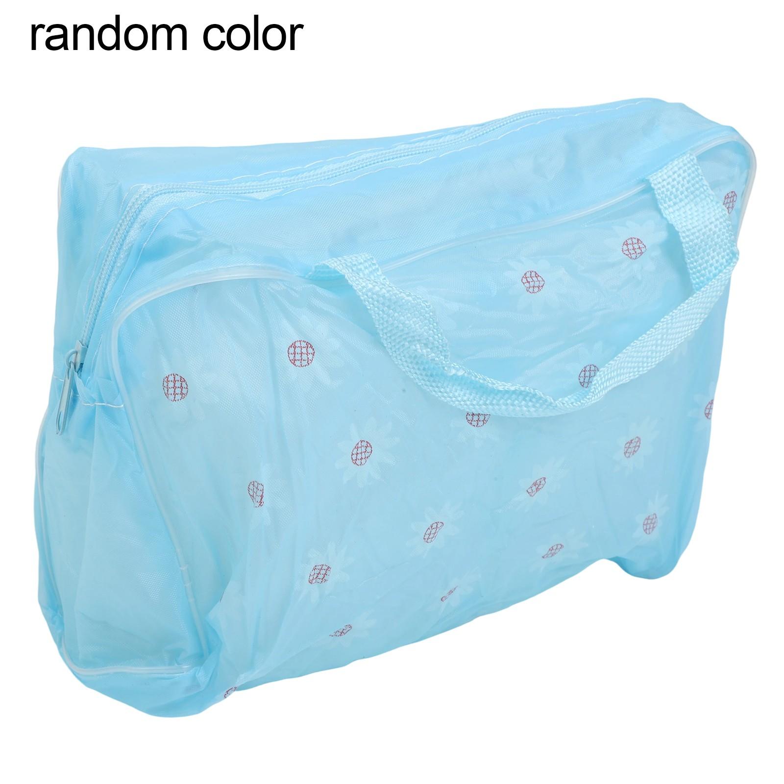 Waterproof Cosmetic Bag Floral Printed For Travel Portable