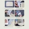 Wall Mounted Christmas Cat Hammock Removable Breathable Mesh Cat Window Perch with Suction Cup Jumping Platform