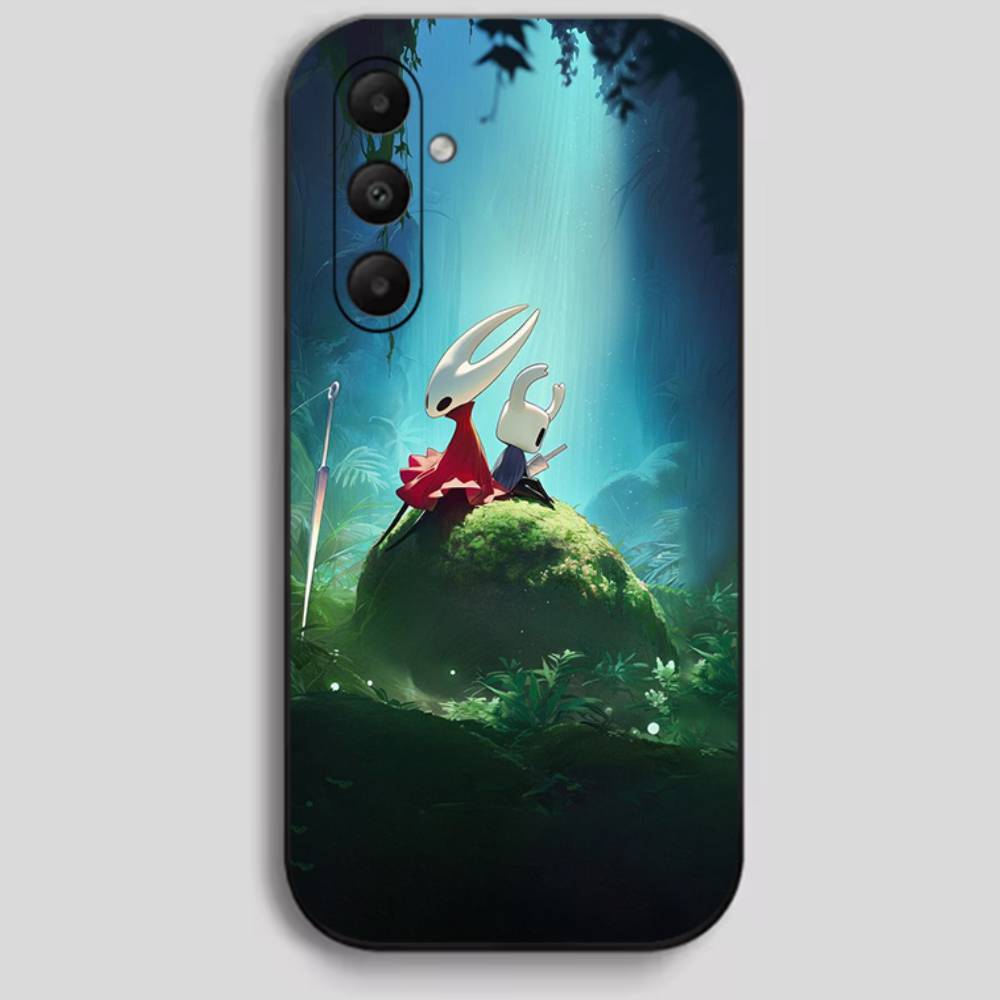 H-Hollow K-Knight Game Black Soft Silicone Phone Case For Samsung A22,23,24,25,26,30,30s,31,32,33,34,35,36,42,50,51,52,53,54A55 1 Samsung A7