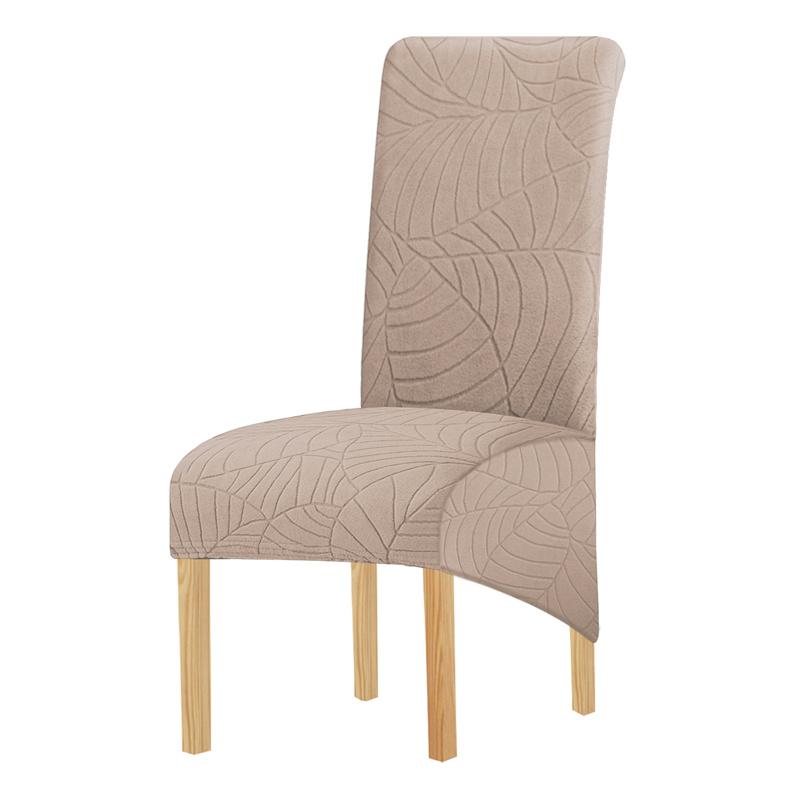 1PC Thicken Elastic Chair Cover Solid Colour Anti-dirty Simple Style Dining Chair Protective Cover for Hotel Banquet Home