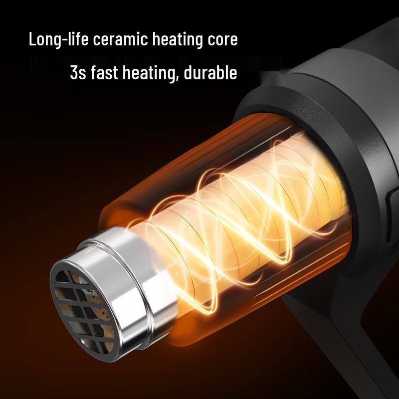 Deli DL 2000W Digital Adjustable Hot Air Gun CN Plug (adapter Included)
