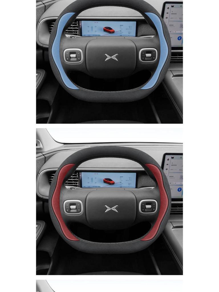 Xiaopeng G6 Steering Wheel Cover: Fits 24 Models, Compatible with X9, P7, P5, M03, G9, G3, Suede, No Sewing Needed