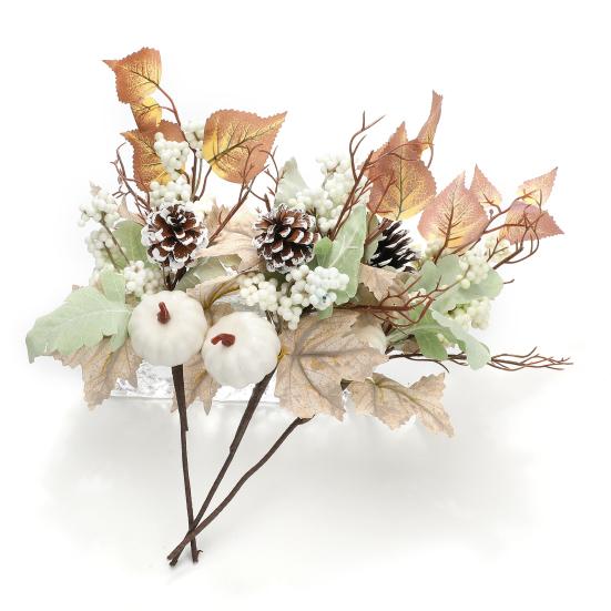 Fake Fall Maple Leaves Realistic Looking Vibrant Color Easy To Clean