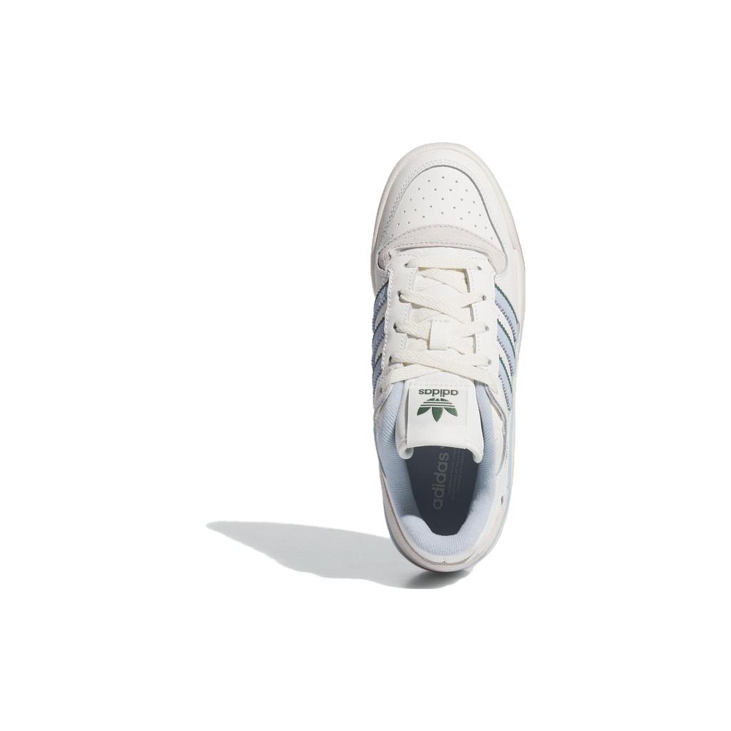 adidas Zapatillas de deporte bajas blancas Wonder Blue para mujer Forum Low CL en color blanco nube y crema y blanco IG3964