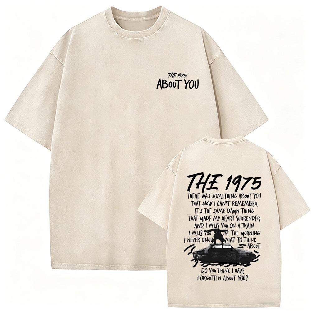 Gewaschenes Vintage The about You Grafik-T-Shirt Lustig sein in einer Fremdsprache T-Shirts Herren Retro Alternative Rock T-Shirts