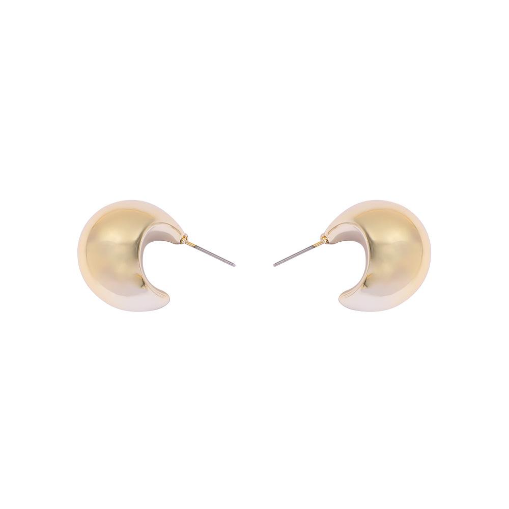 Accessories European and American Simple Creative Personalized Fashion Stud Earrings Alloy Light Luxury High-end Ear Bone Clip Set