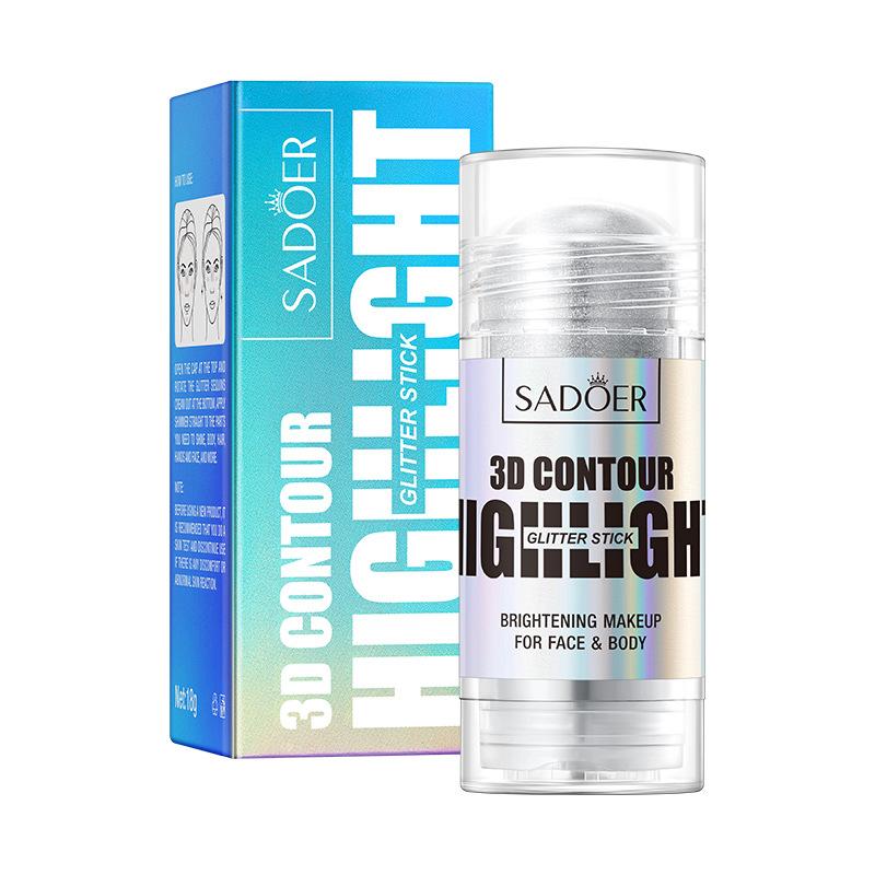 Bright color 3D highlight stick SADOER contour grooming repair makeup highlight stick
