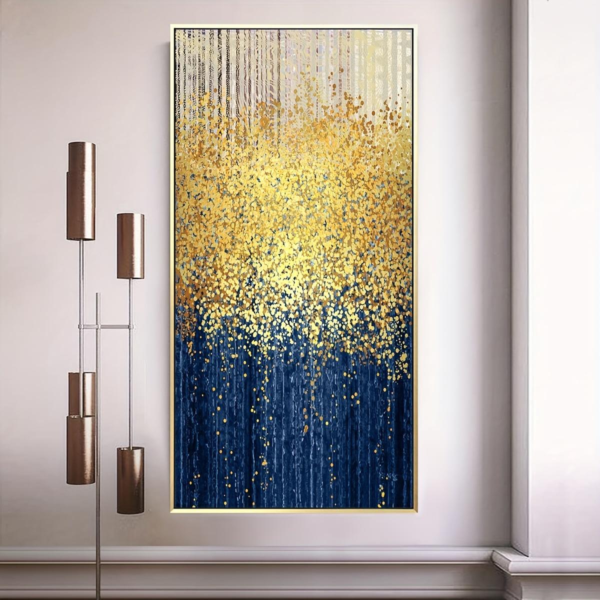 

1 шт., холст, постер без рамы, современное искусство, абстрактное золотое дерево, идеальный подарок для спальни, гостиной, коридора, настенного искусства, декора стен, украшения комнаты