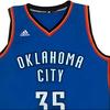 Adidas Kevin Durant Thunder Jersey No. 35 Letter Print V-Neck Sleeveless Vest Men Tops Blue A46194