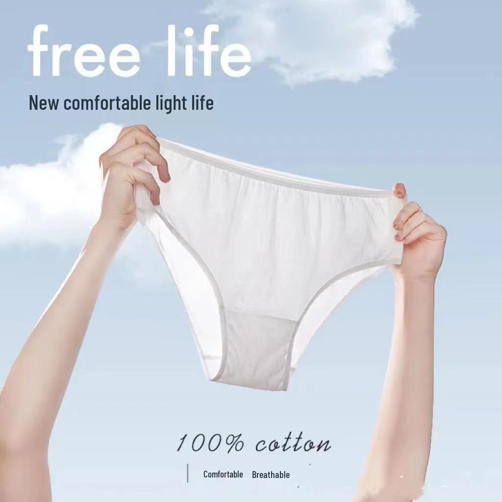 Sterile Disposable Cotton Panties for Postpartum & Maternity - Plus Size, Travel-Friendly, Individually Packaged, Wash-Free