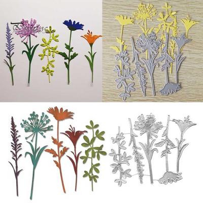 Fiori Foglie Metallo Fustelle Taglio Fai da Te Scrapbook Carta Biglietti Decorazione Foto Stencil