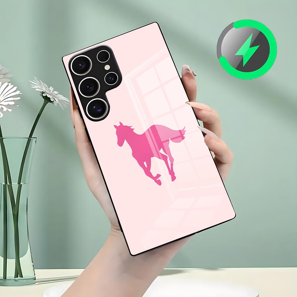 D-Deftones-Band Horse Phone Case For Samsung S26 S25 S24 S23 S22 S21 S20 Edge Ultra Plus FE For Magsafe Glass Case