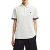 Moncler Polo à manches courtes logo gaufré SS25 Homme tops Blanc K1-091-8A00027-89ALK-034