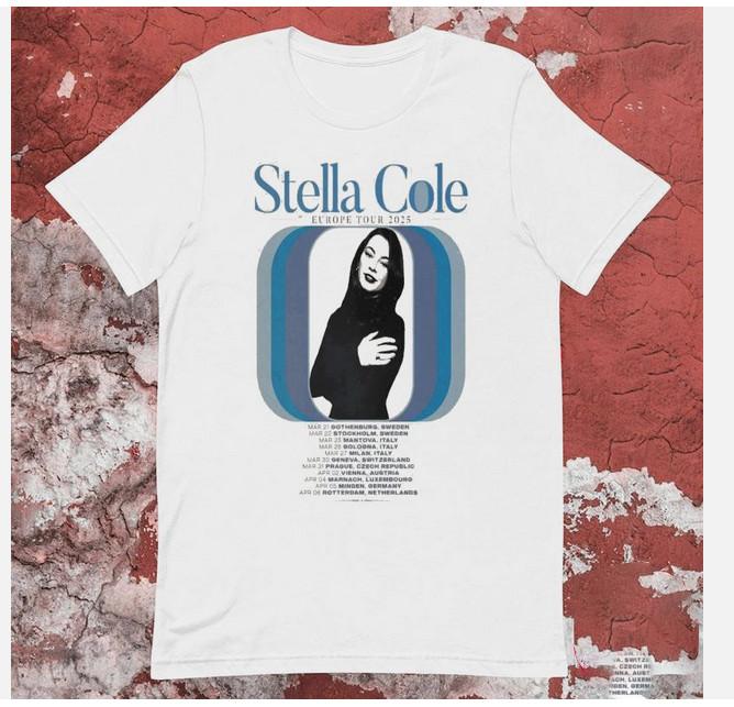 Stella Cole Europe Tour 2025 s Unisex T-Shirt M