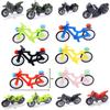 Military Motorcycle Building Block Vehicle Model Figures Accessories Soldiers WW2 Transportation Facility Police SWAT Toys