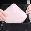 Simple Pattern Sanitary Pad Pouch Lovely Organizer Purse Napkin Storage Bags