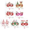 Christmas Santa XmasTree Glasses Frame Plastic Eyeglasses 2024 New Year Eve Party Supplies Christmas Decoration Kid Gift