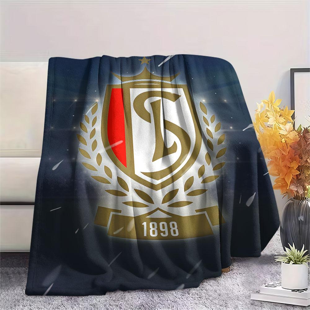 Standard Liège Logo FlAannel Blanket, High Quality Comfortable for All Seasons, Home Decor, Warmth and Comfort